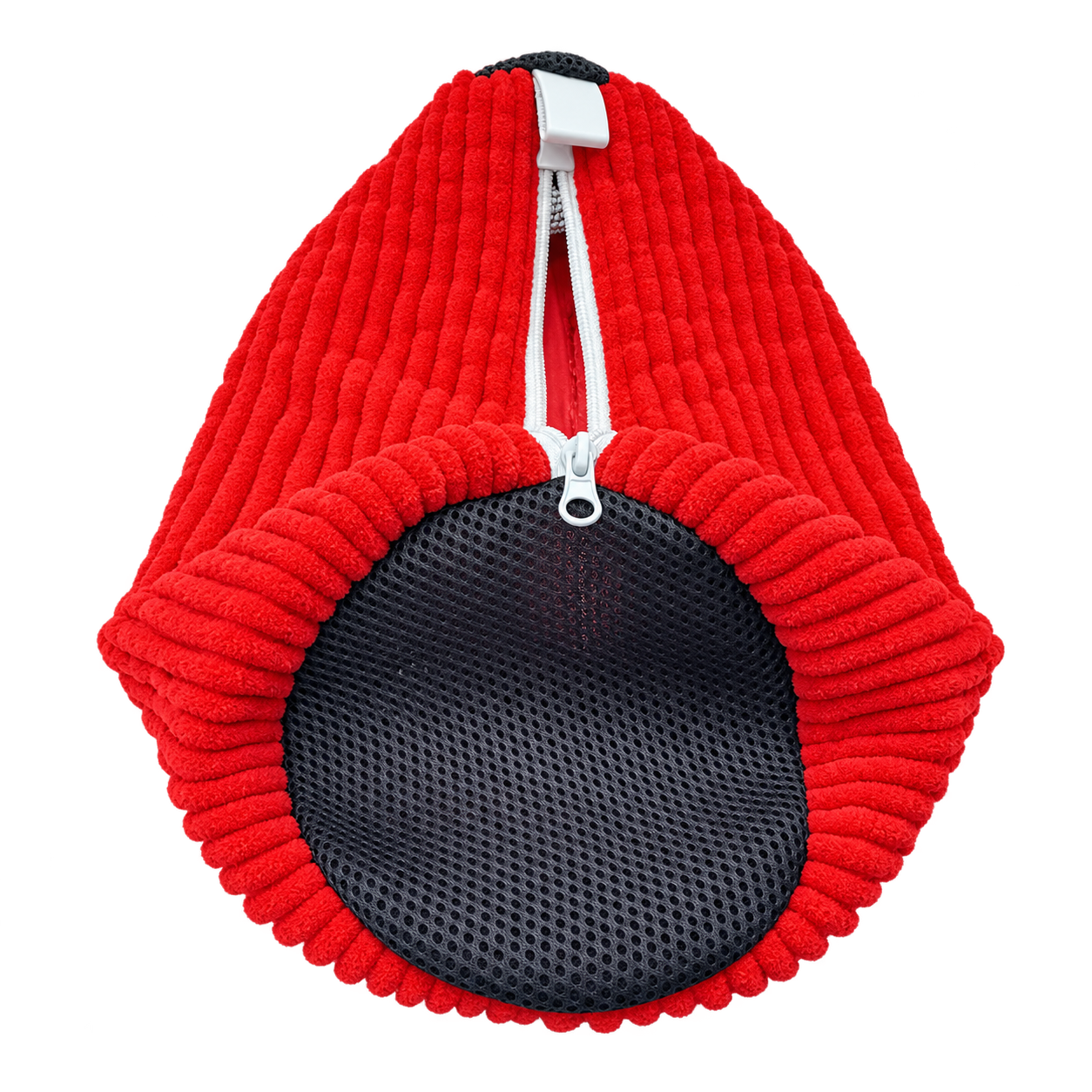 KicksSpin Red shoe washing bag on transparent background